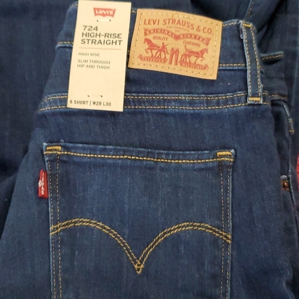 š NWT 724 HIGH RISE JEANS - Picture 10 of 10